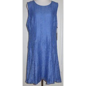Tommy Hilfiger Blue Floral Dress Size 16 NEW